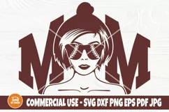Baseball Mom SVG, Softball Mom Life PNG, Svg Cut File Product Image 1