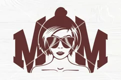Baseball Mom SVG, Softball Mom Life PNG, Svg Cut File Product Image 2