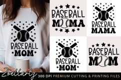 Baseball Mom SVG Cut Files Softball Game SVG Sports SVG Product Image 1