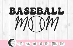 baseball mom svg