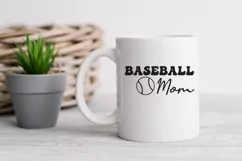 baseball mom svg