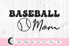 baseball mom svg