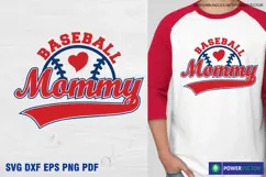 Baseball Mommy Svg Png | Mother's Day Png for Sublimation Product Image 1