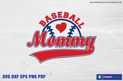Baseball Mommy Svg Png | Mother&#039;s Day Png for Sublimation Product Image 2