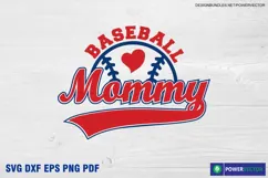 Baseball Mommy Svg Png | Mother's Day Png for Sublimation Product Image 2
