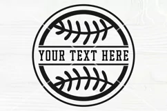 Baseball SVG Cut File, Sports PNG, Monogram Svg, Shirt Svg Product Image 2
