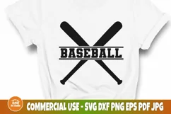 Baseball SVG Cut File, Sports PNG, Monogram Svg, Shirt Svg Product Image 2