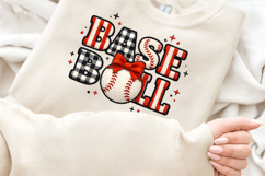 Baseball PNG, Faux Yarn Baseball PNG, Baseball Mama PNG, Product Image 6