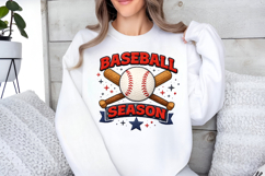 Baseball PNG, Faux Yarn Baseball PNG, Baseball Mama PNG, Product Image 7