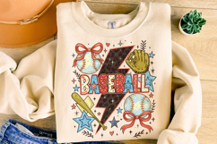 Baseball PNG, Preppy Baseball, Baseball Mom PNG, Game Day Product Image 3