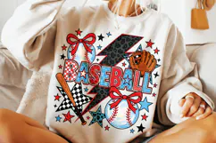 Baseball PNG, Preppy Baseball, Baseball Mom PNG, Game Day Product Image 3
