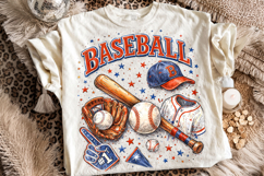 Retro Baseball, Baseball Mom PNG, Game Day PNG, Sports Mama Product Image 1
