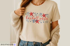 Baseball Season Hand-Drawn PNG Design Product Image 4