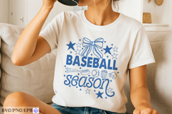 Baseball Season Hand-Drawn SVG Design Product Image 2