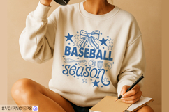 Baseball Season Hand-Drawn SVG Design Product Image 3
