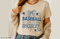Baseball Season Hand-Drawn SVG Design Product Image 4