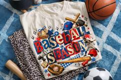 Baseball Season PNG Sublimation Design, Retro Baseball PNG Product Image 2
