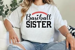 Baseball sister SVG, Sports SVG, Baseball Tournament SVG Product Image 3