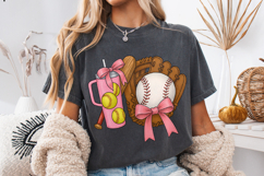 Baseball PNG, Softball PNG, Baseball Coquette PNG, Game Day Product Image 3
