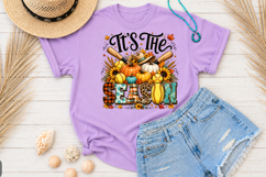 Cozy Season Sublimation PNG, Fall Football Pumpkin PNG Product Image 2