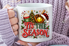 Cozy Season Sublimation PNG, Fall Football Pumpkin PNG Product Image 4