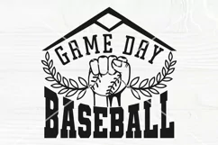 Baseball Game Day SVG Cut File, Sports Svg, Png, Dxf, Eps Product Image 1