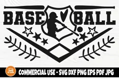 Baseball SVG cut file, Sports Svg, Baseball Shirt Svg Files Product Image 1
