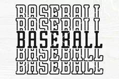 Baseball SVG Cut File, Sports PNG, Monogram Svg, Shirt Svg Product Image 1