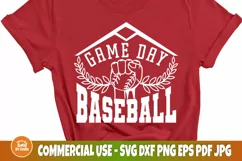 Baseball Game Day SVG Cut File, Sports Svg, Png, Dxf, Eps Product Image 3