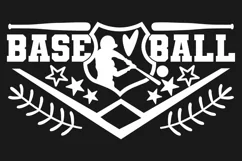 Baseball SVG cut file, Sports Svg, Baseball Shirt Svg Files Product Image 3