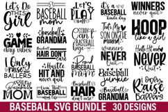 Baseball SVG Bundle - Baseball SVG Design ,Baseball Design Product Image 1