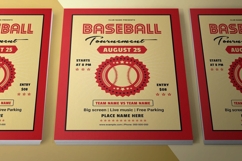 Baseball Tournament Flyer Template Product Image 3