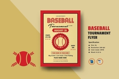 Baseball Tournament Flyer Template Product Image 1