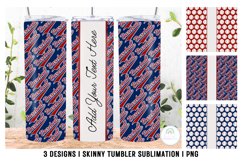 Baseball Tumbler Sublimation Design 20oz Tumbler Wrap bundle Product Image 1