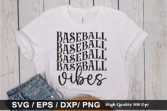 Baseball vibes - Game Day SVG Design Product Image 1