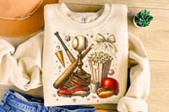 Baseball PNG Sublimation, Retro Baseball PNG, Game Day PNG Product Image 3