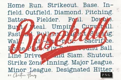Retro Baseball Season PNG | Baseball PNG Product Image 4