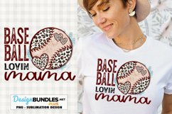 Baseball Lovin Mama Baseball Sublimation Design Product Image 1