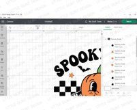 Spooky Dude SVG | Halloween Pumpkin Boy Shirt | Skateboard Product Image 6