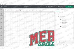 Merry Season SVG PNG | Groovy Christmas Varsity Design Product Image 5