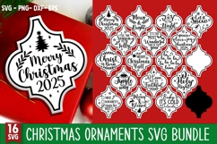 Arabesque Christmas Ornament SVG Bundle, Christmas 2025 SVG Product Image 1
