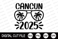 Cancun 2025 Svg, Summer Svg, Beach, Mexico Vacation Shirt Product Image 1
