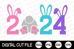 2024 Easter SVG, Easter Bunny, Kids Easter 2024 Shirt Product Image 1