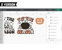 Tis&#039; the Season SVG | Halloween TShirt | Retro Pumpkin PNG Product Image 5