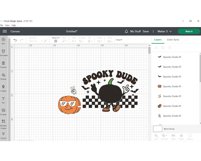 Retro Halloween SVG PNG | Spooky Dude Shirt | Pumpkin Boy Product Image 5
