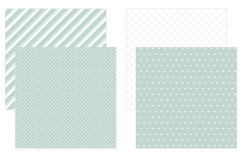 Mint Green Digital Paper Pack | 12 JPG Backgrounds Product Image 3