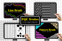 BASIC Essential Brushes for Procreate | Patterns &amp; Stamps Product Image 1