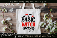 Funny Halloween SVG Basic Witch Spooky T-shirt Mug Design Product Image 4