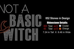 Halloween Rhinestone SVG Template - Witch Product Image 2