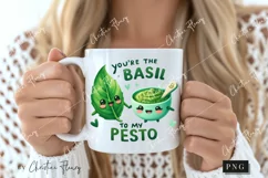 Basil To My Pesto Funny Valentine Png Product Image 2